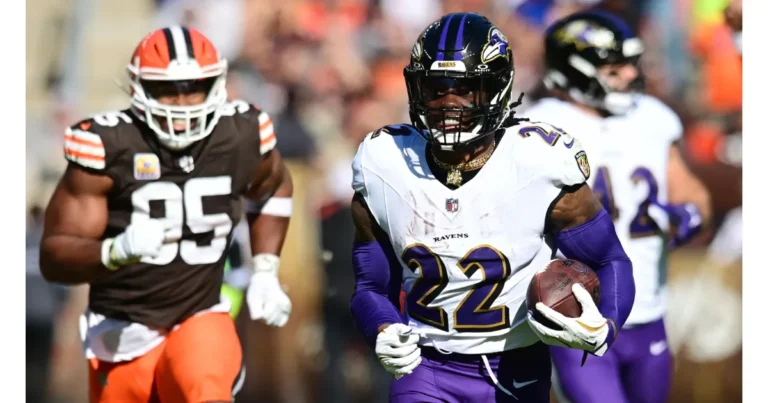 Cleveland Browns vs Baltimore Ravens Match Player Stats