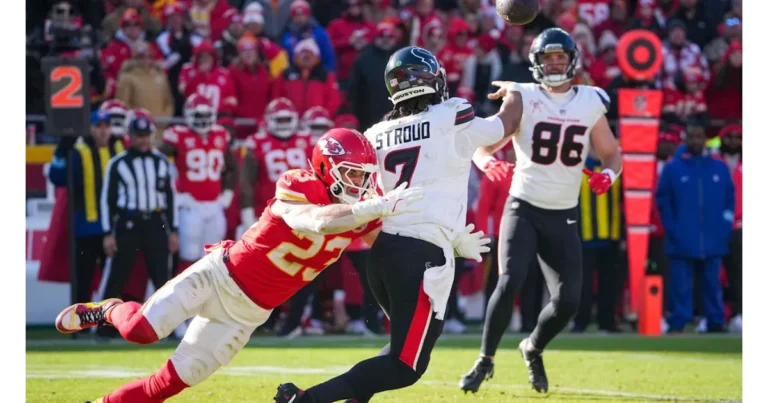 Texans vs Kansas City Chiefs Match Player Stats