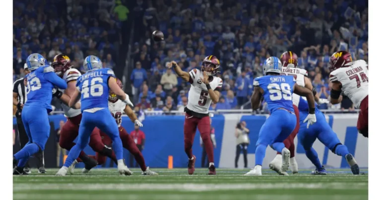 Washington Commanders vs Detroit Lions Match Player Stats