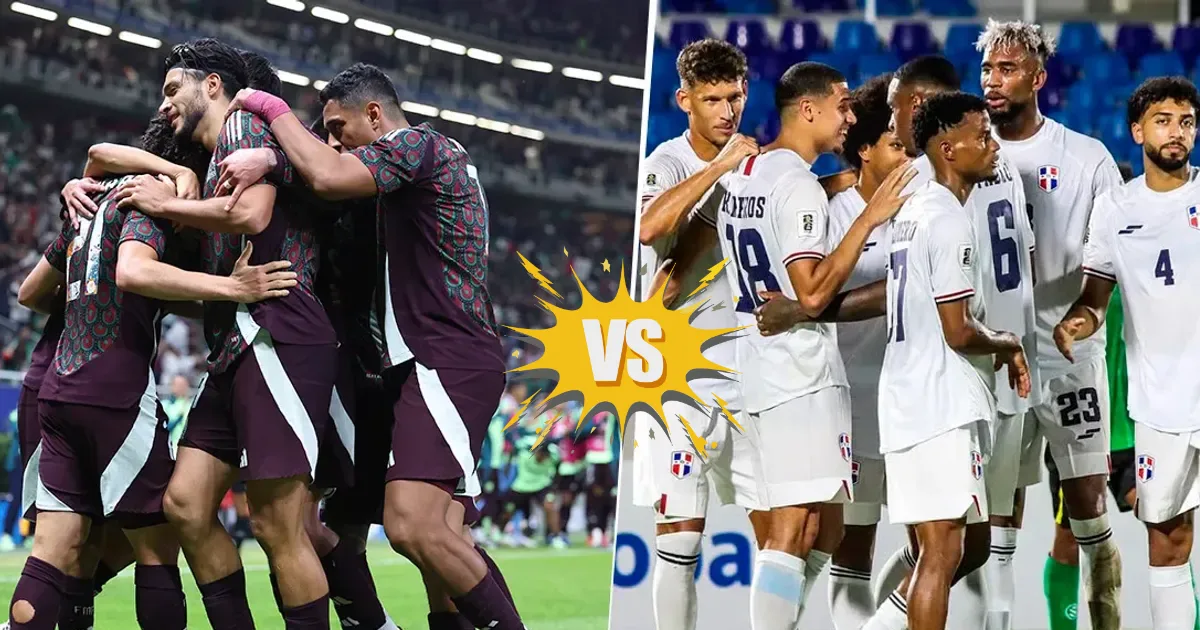 alineaciones de selección de fútbol de méxico contra selección de fútbol de república dominicana